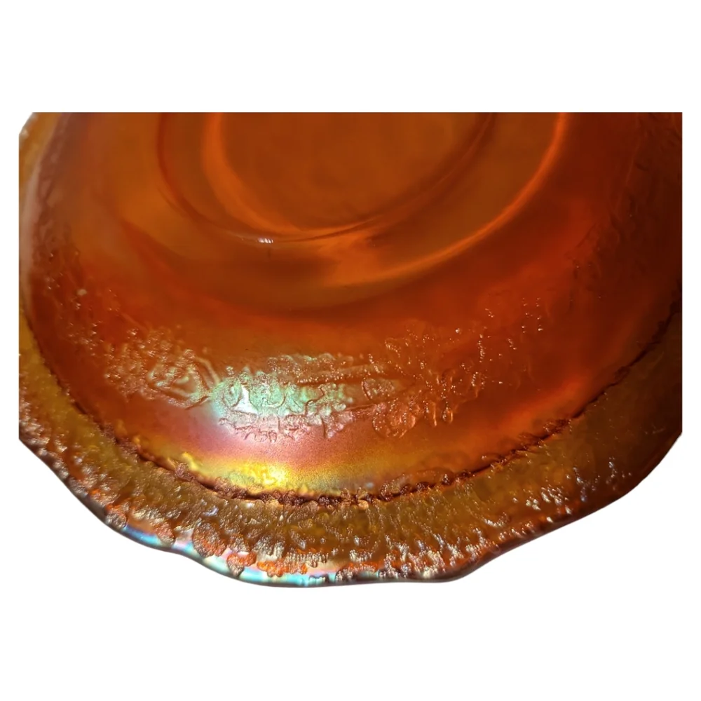 Federal Normandie Lattice & Daisy Sunburst Depression Glass Tea Cup Saucer 1934 - Picture 8 of 13